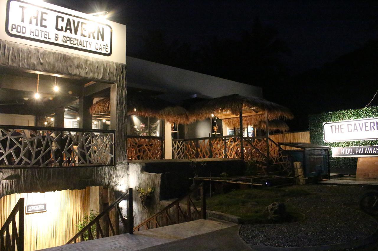 The Cavern Pod Hotel & Specialty Cafe El Nido Exterior foto
